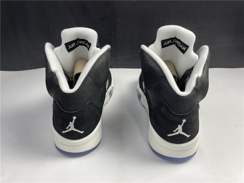 Air Jordan 5 Preto Branco e Azul Gelo