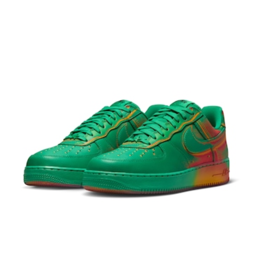Air Force 1 Low Retro Stadium Green and Laser Orange
