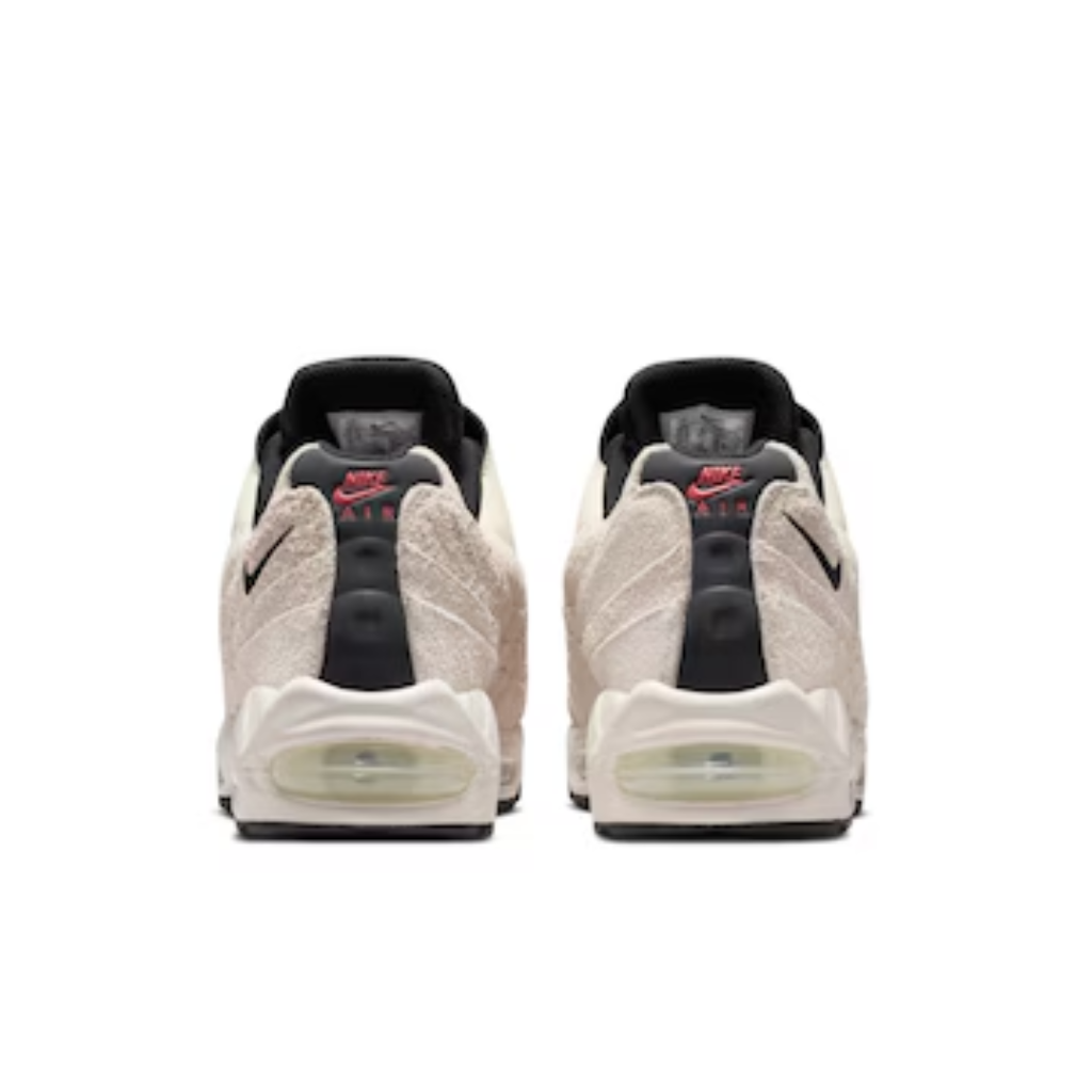 Air Max 95 Big Bubble Zip Phantom and Light Crimson