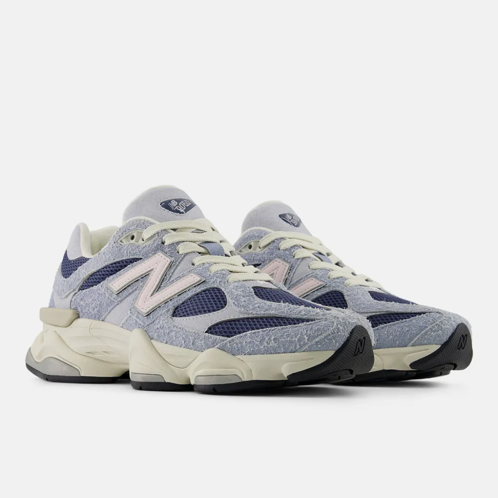 Tênis New Balance 9060 Unisex Cinza Azulado Rosa Claro
