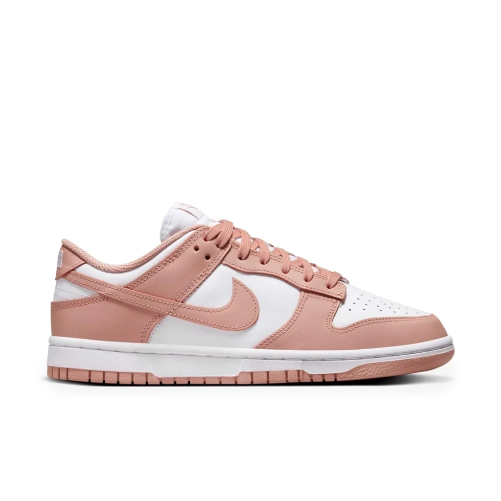 Tênis Nike Feminino Dunk Low " Rose Whisper " Branco/rosa
