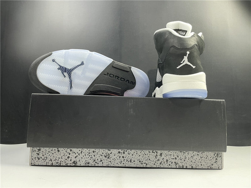 Air Jordan 5 Preto Branco e Azul Gelo