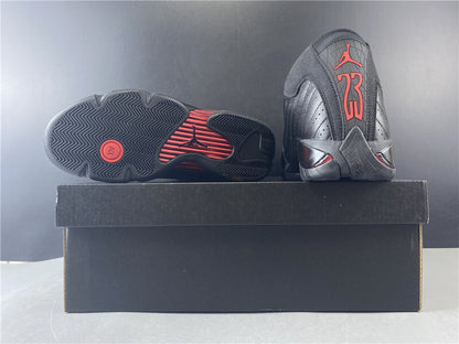 Air Jordan 14 Bred Preto Vermelho