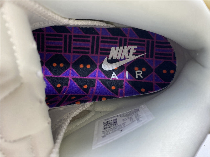 Air Jordan 6 Bege Roxo e Laranja