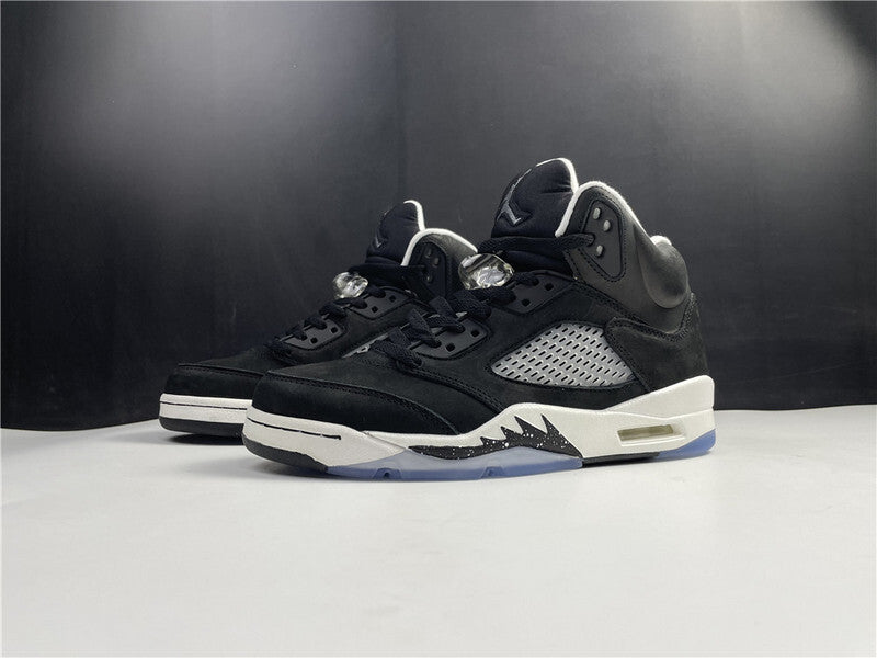 Air Jordan 5 Preto Branco e Azul Gelo