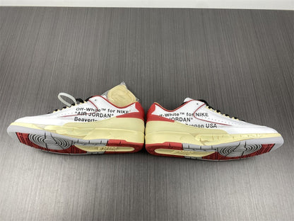 Air Jordan 2 Low Branco Vermelho e Preto