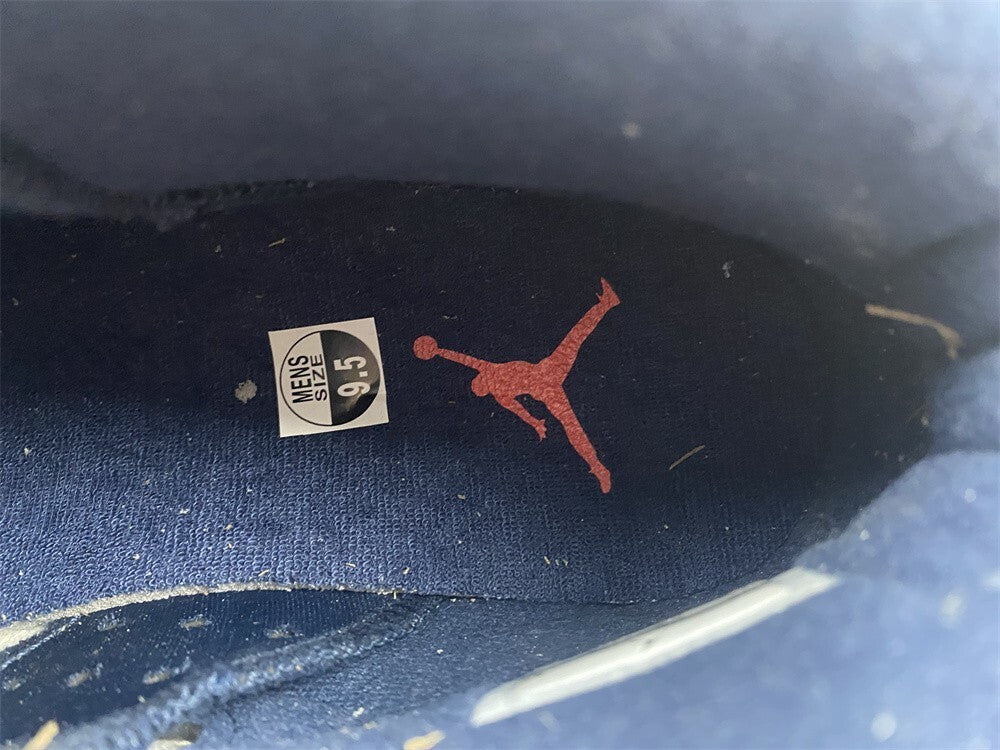 Air Jordan 6 Branco Azul Marinho e Laranja