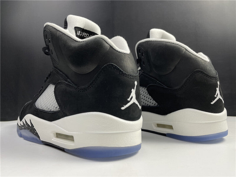 Air Jordan 5 Preto Branco e Azul Gelo