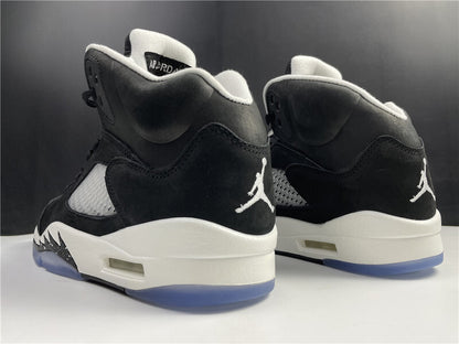 Air Jordan 5 Preto Branco e Azul Gelo
