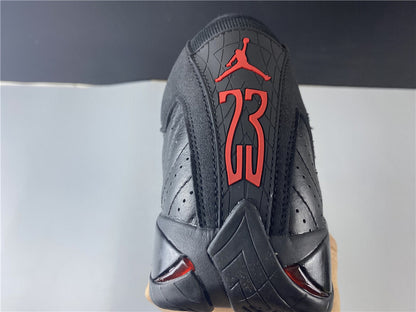 Air Jordan 14 Bred Preto Vermelho