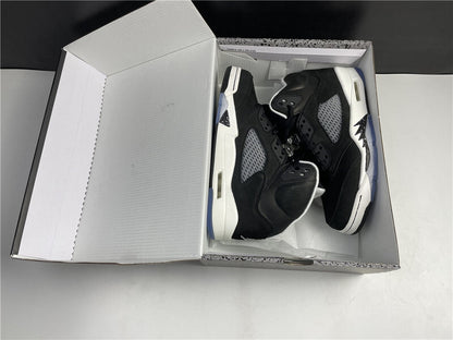 Air Jordan 5 Preto Branco e Azul Gelo