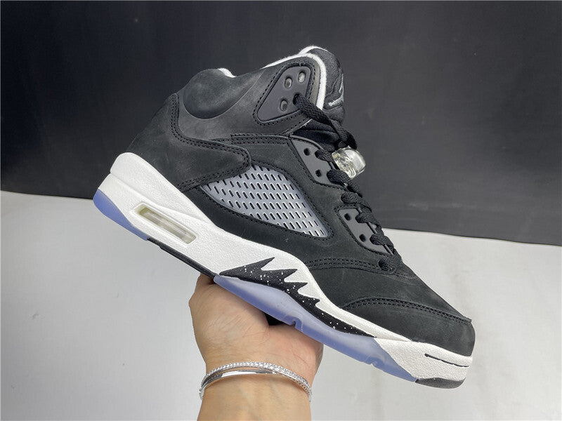 Air Jordan 5 Preto Branco e Azul Gelo