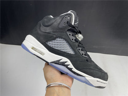 Air Jordan 5 Preto Branco e Azul Gelo