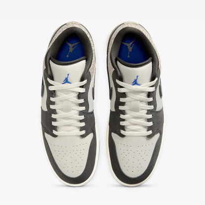 Air Jordan 1 Low SE Sail Deep Pewter Elephant Print