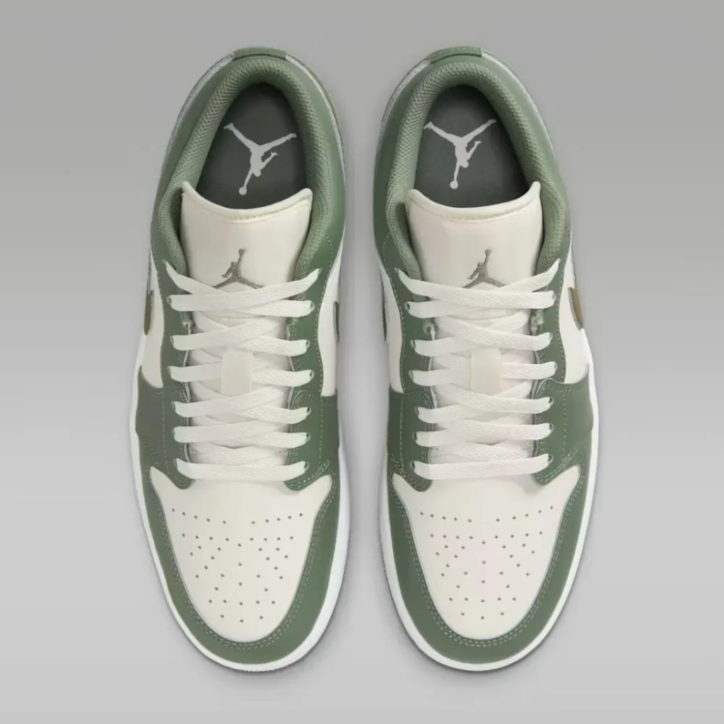 Air Jordan 1 Low Vintage Lichen Summit White Medium Olive