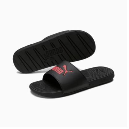 Chinelo Cool Cat 2.0 Preto e Vermelho Escuro