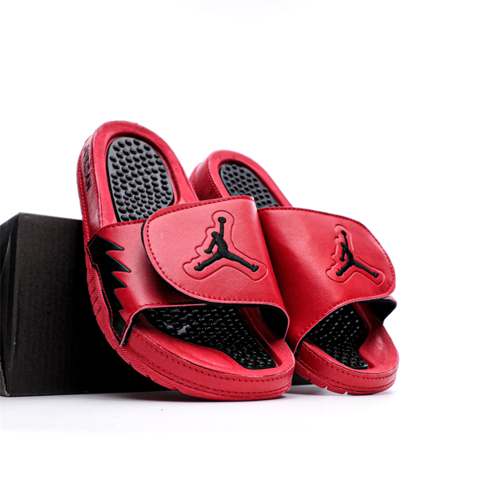 Chinelo Jordan Hrydro V Retrô - Vermelho