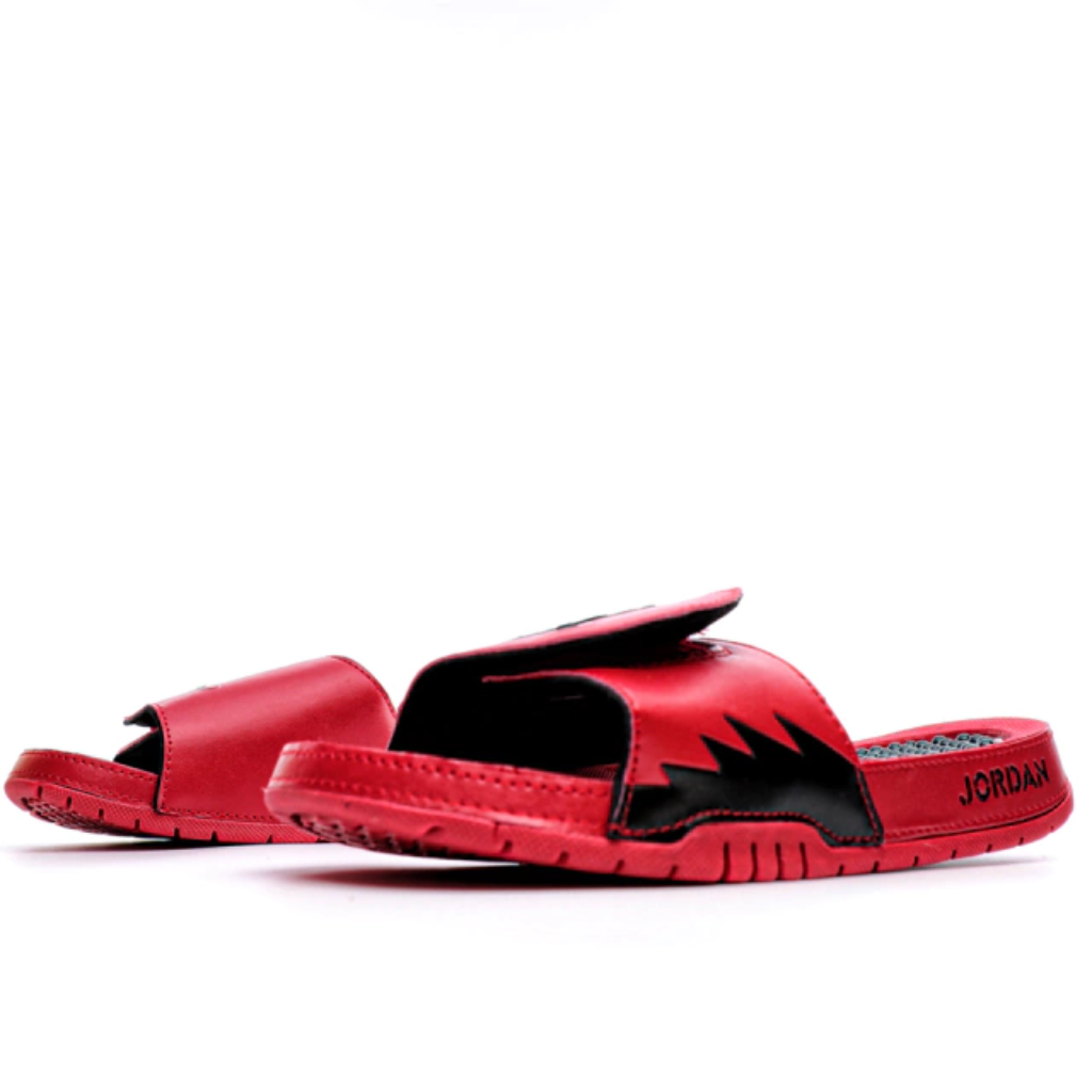 Chinelo Jordan Hrydro V Retrô - Vermelho