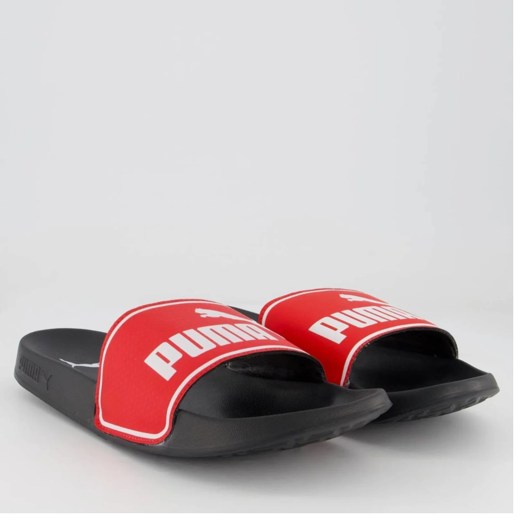 Chinelo Puma Leadcat 2.0 BDP Vermelho e Preto