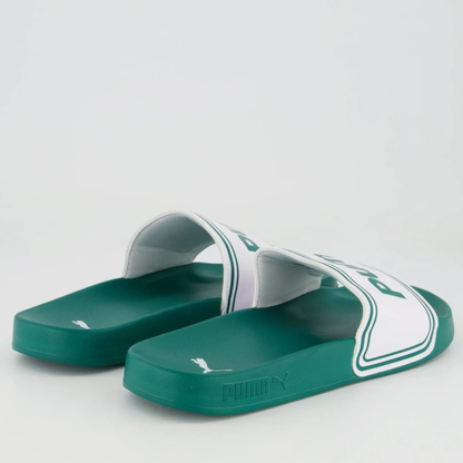 Chinelo Puma Leadcat 2.0 Team BDP Branco e Verde