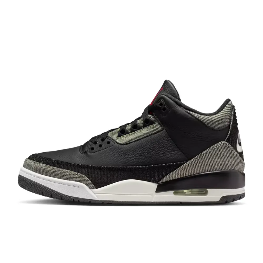 Levi's x Air Jordan 3 Black White