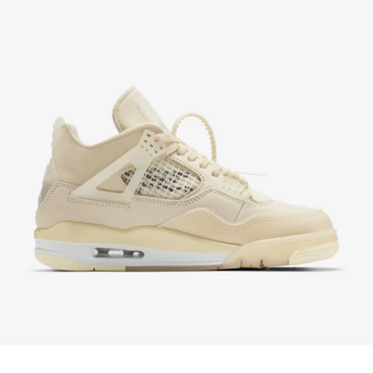 Off-White x Air Jordan 4 Sail Feminino