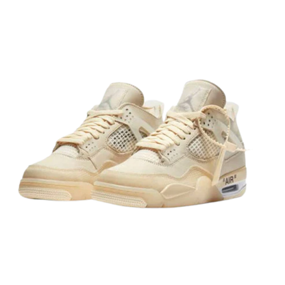 Off-White x Air Jordan 4 Sail Feminino