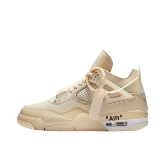 Off-White x Air Jordan 4 Sail Feminino