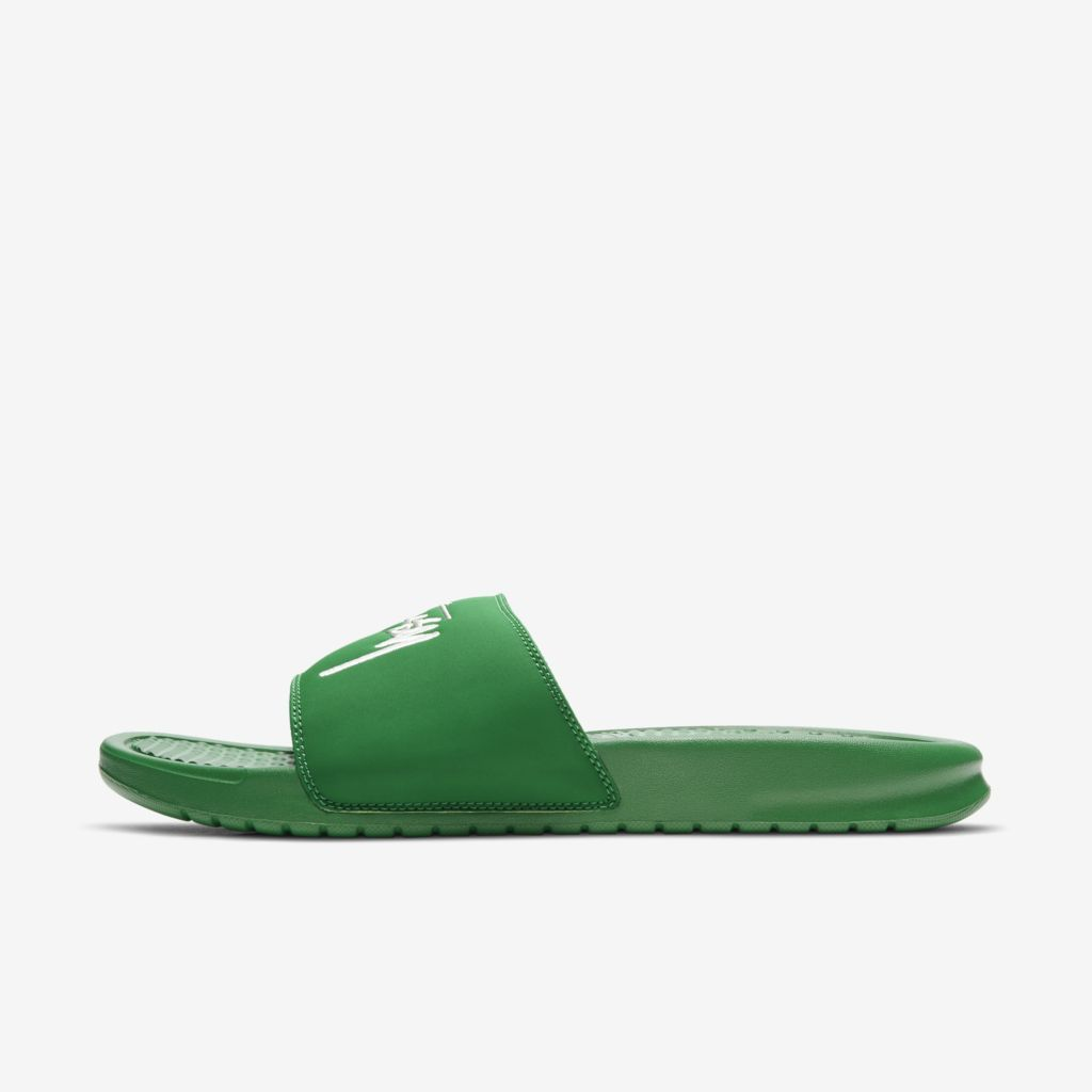 Stussy x Nike Benassi Pine Green
