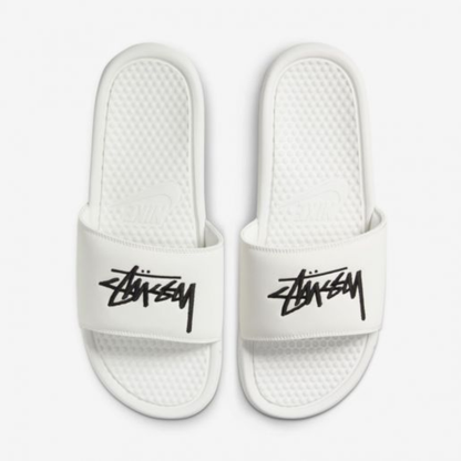 Stussy x Nike Benassi White