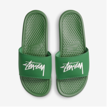 Stussy x Nike Benassi Pine Green
