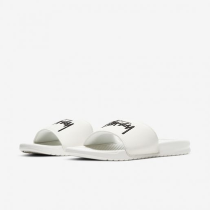 Stussy x Nike Benassi White