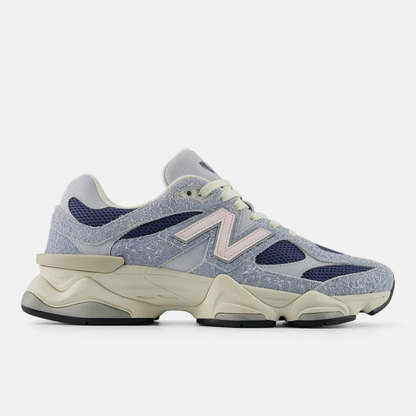 Tênis New Balance 9060 Unisex Cinza Azulado Rosa Claro