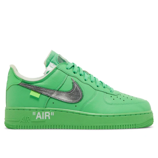 Tênis Off-White x Nike Air Force 1 Low Green Brooklyn Verde