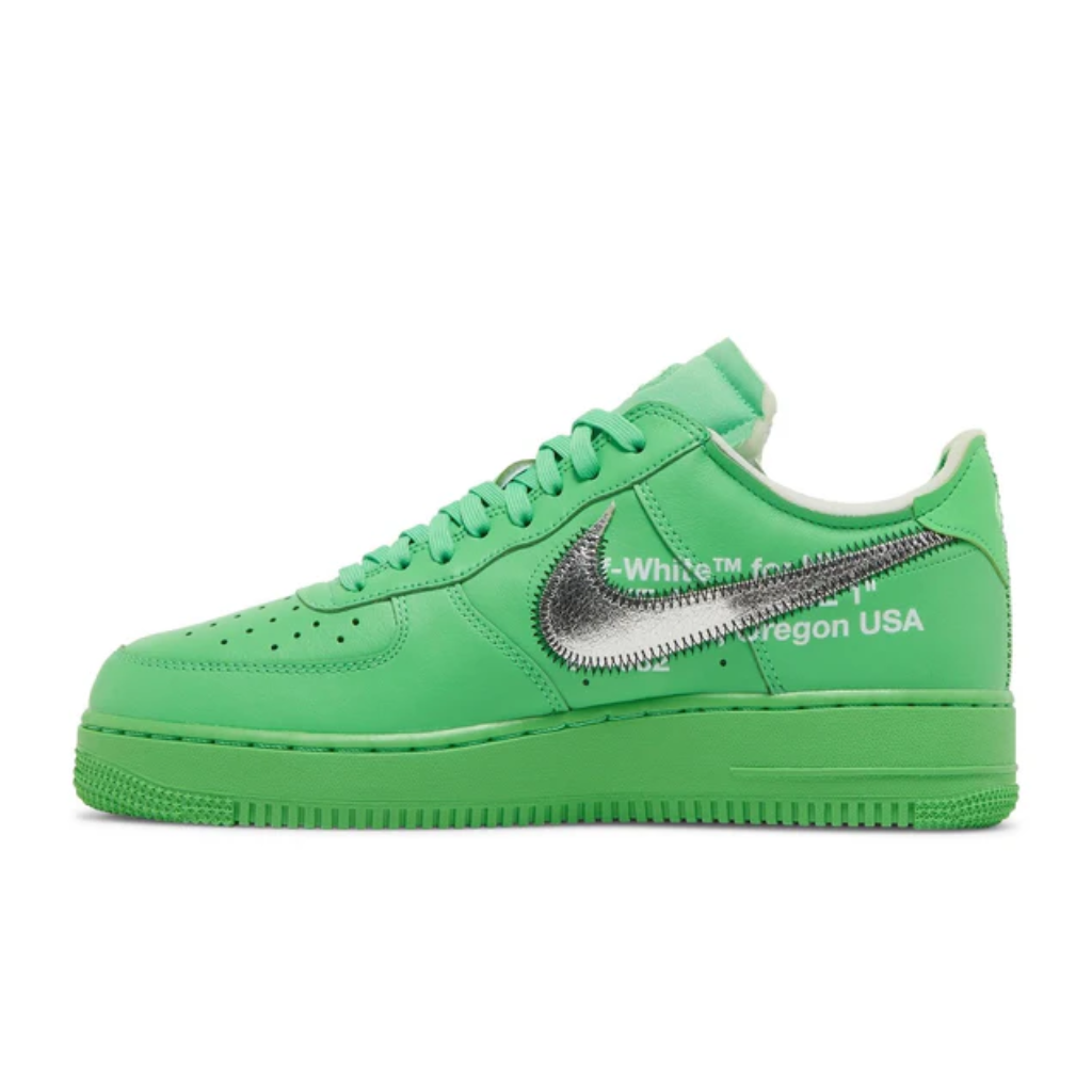 Tênis Off-White x Nike Air Force 1 Low Green Brooklyn Verde