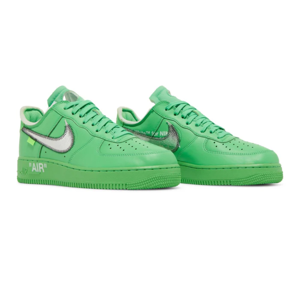 Tênis Off-White x Nike Air Force 1 Low Green Brooklyn Verde