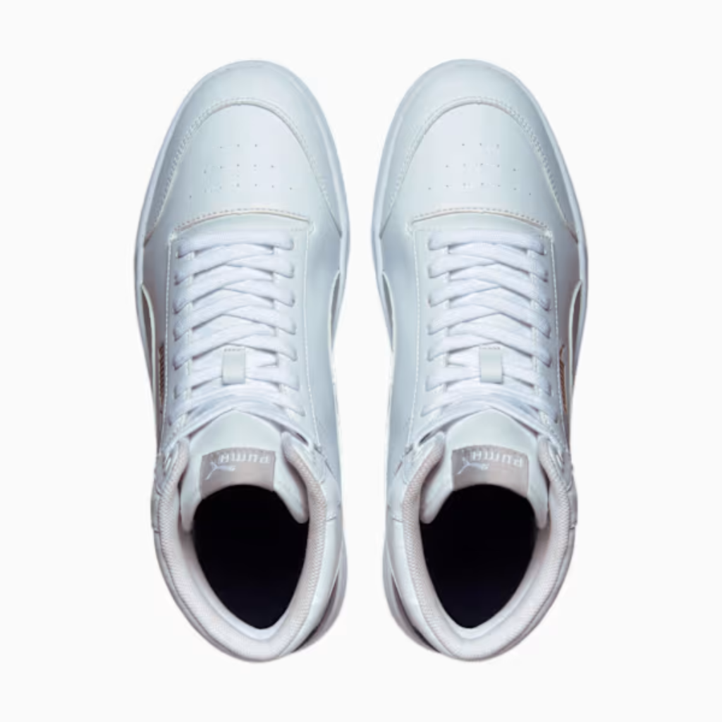 Tênis Shuffle Mid Branco e Cinza