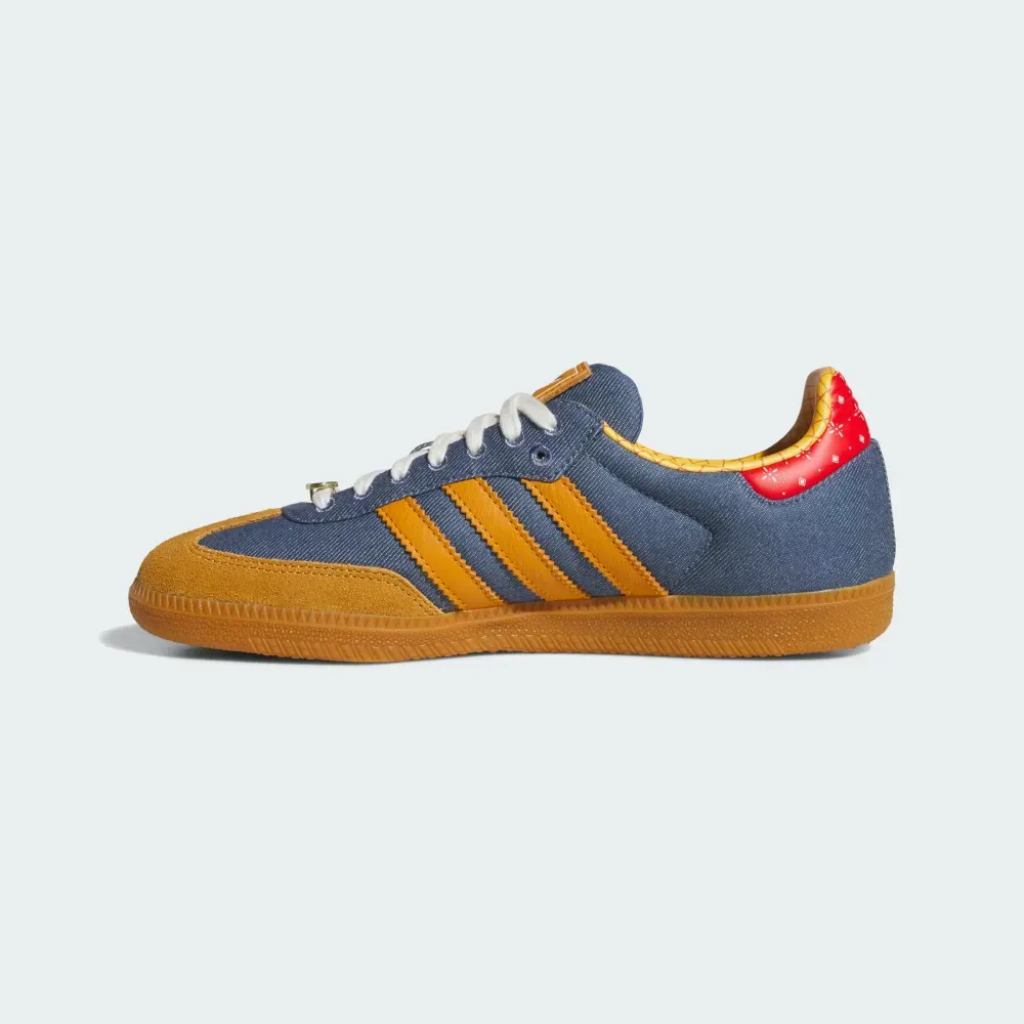 Toy Story x adidas Samba OG Woody Blue Tan Yellow