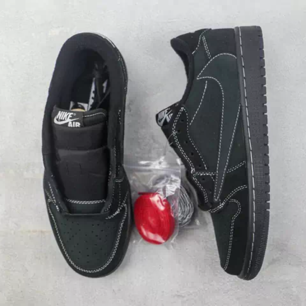 Travis Scott X Air Jordan 1 Low Black Phantom