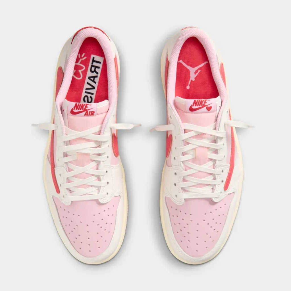 Travis Scott x Air Jordan 1 Low OG SP Sail Tropical Pink