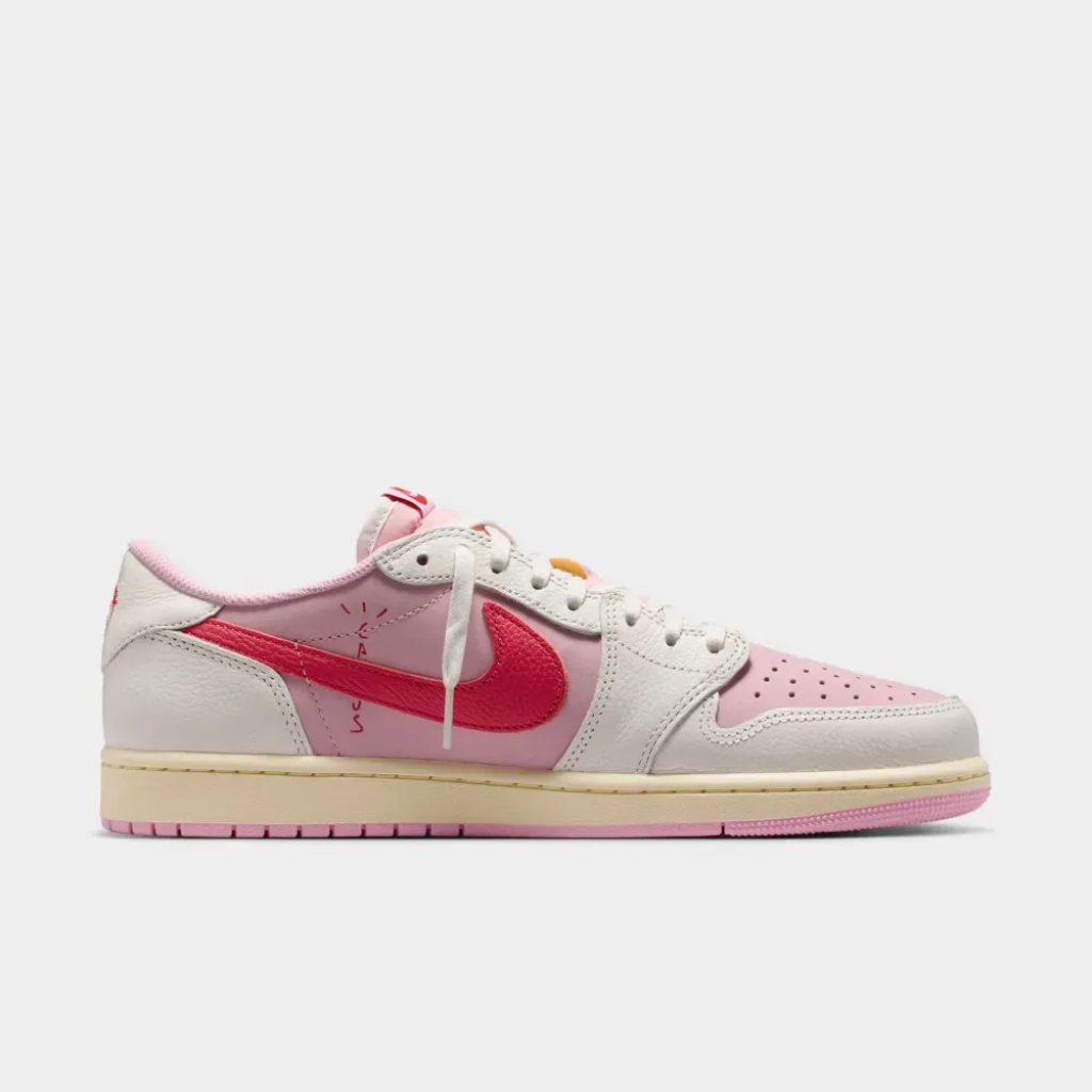 Travis Scott x Air Jordan 1 Low OG SP Sail Tropical Pink