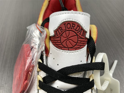 Air Jordan 2 Low Branco Vermelho e Preto