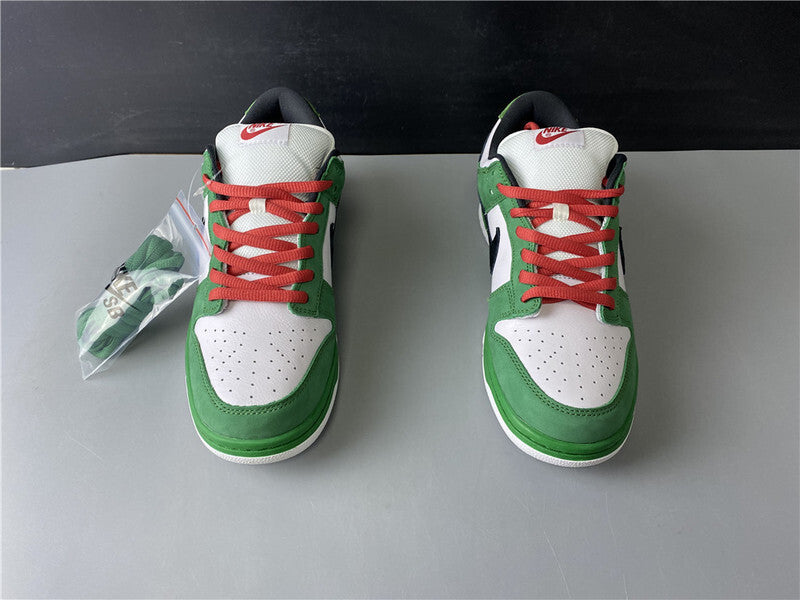 Dunk Low Heineken Verde Branco e Vermelho