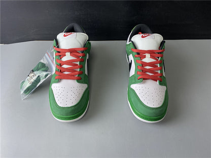 Dunk Low Heineken Verde Branco e Vermelho