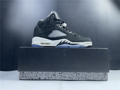 Air Jordan 5 Preto Branco e Azul Gelo