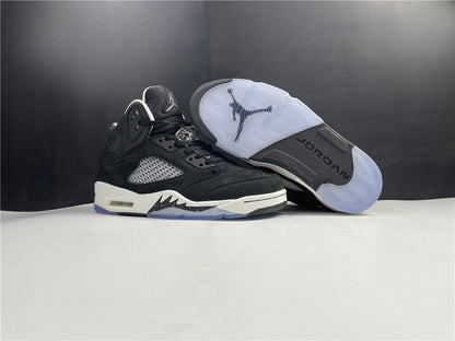 Air Jordan 5 Preto Branco e Azul Gelo
