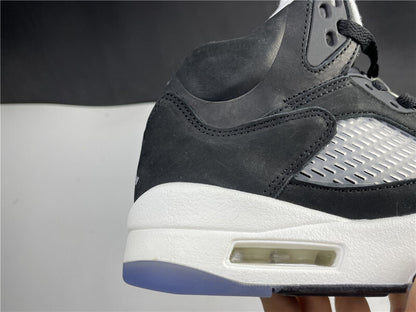 Air Jordan 5 Preto Branco e Azul Gelo