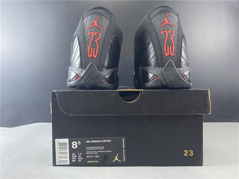 Air Jordan 14 Bred Preto Vermelho