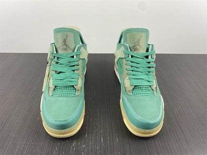 Air Jordan 4 x Off White Verde Menta e Bege